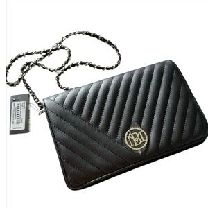 Badgley Mischka Quilted Chain Bag